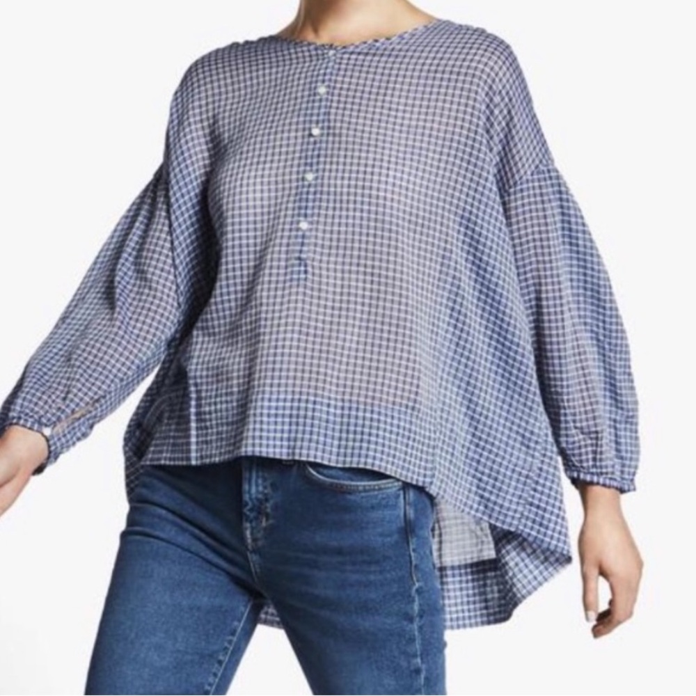 Nili Lotan Provence 100% Cotton blouse